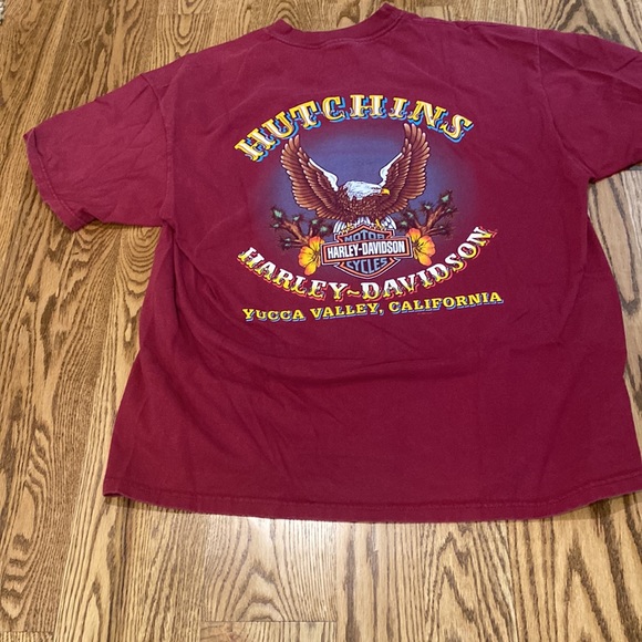 Mens vintage Harley- Davidson tee California Yuca Valley biker - Picture 3 of 7